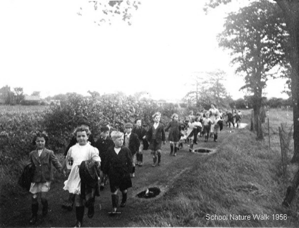 NatureWalkWithMrHeadyTeacherBelleValeSch1956_rg